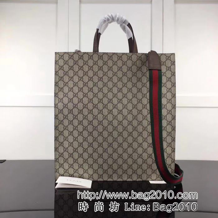 GUCCI古馳原單 新款專櫃品質原單貨實物實拍 474084 啡pvc刺繡單肩手提包 HY1074